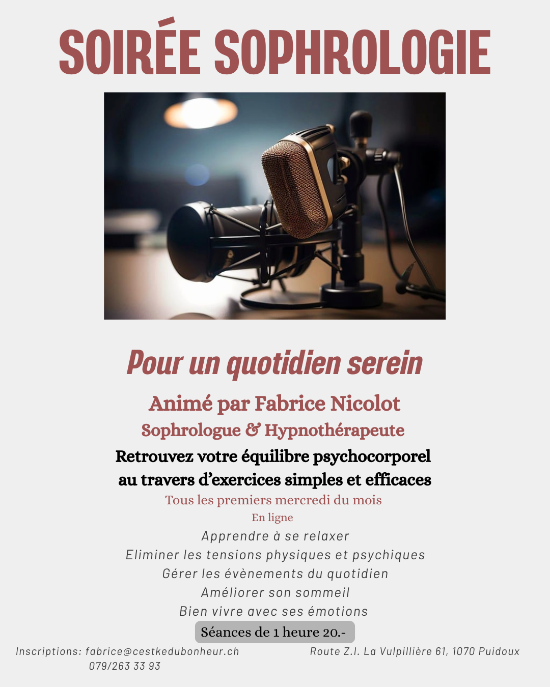 Soirée sophrologie en ligne 